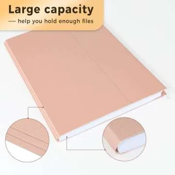 SUNEE 25 Count Hanging File Folders, Pastel Colors, Hanging File Folders Letter Size, Hanging Folders with 1/5-cut Tabs, Designed for Bulky Files, Filing Cabinets, Medical Charts