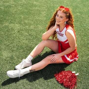 Hying Football Earrings for Women, Sports Touch Down Dangle Earrings Glitter Zircon Pendant Earrings Rugby Fashion Jewelry Gift Earrings for Sports Football Game Day Supplies