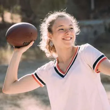 Hying Football Earrings for Game Day Glamour