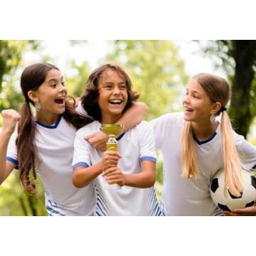 Hying Football Earrings for Women, Sports Touch Down Dangle Earrings Glitter Zircon Pendant Earrings Rugby Fashion Jewelry Gift Earrings for Sports Football Game Day Supplies