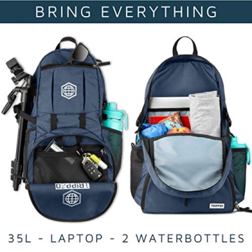 Lightweight Foldable Travel Backpack by TRIPPED