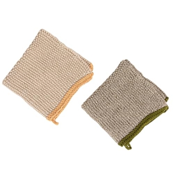 Creative Co-Op Cotton Dish Cloth Set of 2 for Stylish Kitchens