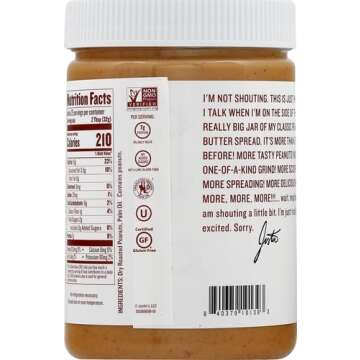 JUSTIN'S Classic No Stir Peanut Butter - Gluten-Free