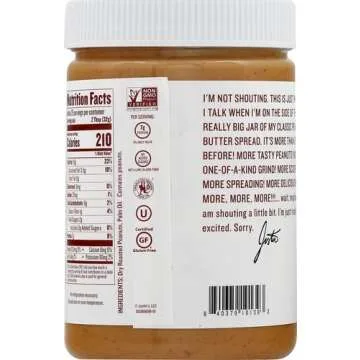 JUSTIN'S Classic No Stir Peanut Butter - Gluten-Free