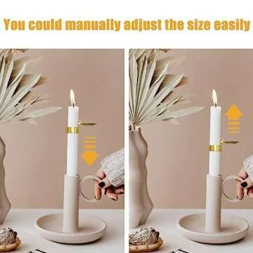 JOJOCY 10PCS Automatic Candle Snuffer - Elegant & Safe