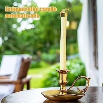 JOJOCY 10PCS Automatic Candle Snuffer - Elegant & Safe