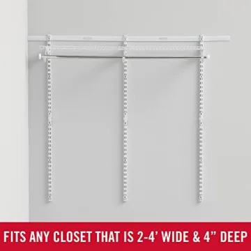 Rubbermaid Adjustable Closet Kit for Maximum Storage