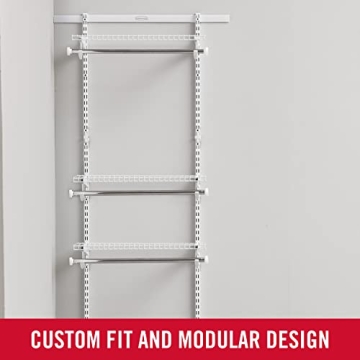Rubbermaid Adjustable Closet Kit for Maximum Storage