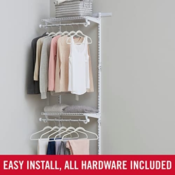 Rubbermaid Adjustable Closet Kit for Maximum Storage