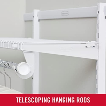 Rubbermaid Adjustable Closet Kit for Maximum Storage