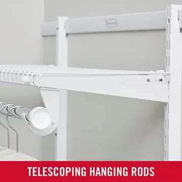 Rubbermaid Adjustable Closet Kit for Maximum Storage