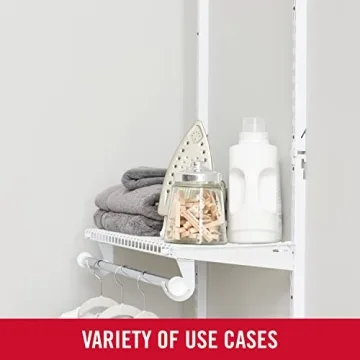 Rubbermaid Adjustable Closet Kit for Maximum Storage