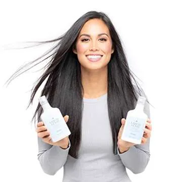 Drybar Liquid Glass Smoothing Conditioner - Full Size | Reduces Frizz, Adds a Smooth & Shiny Finish, Lightweight Formula for all Hair Types, Vegan & Cruelty Free