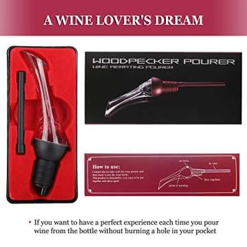 CORKAS Instant Wine Aerator for Lovers and Collectors