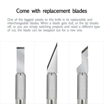 Aipker Craft Knife Set with 10 Blades for Convenient Cutting