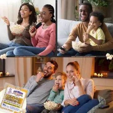 10oz Popcorn Machine Popcorn Packets - All-in-One Movie Theater Style Popcorn Kernels, Salt, and Oil Packs by Great Northern Popcorn (24 Case)