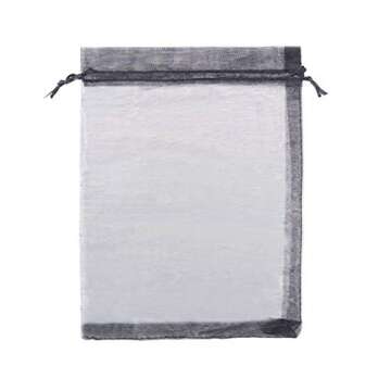 Volanic 50PCS 6X9 Inch (17X23 CM) Sheer Drawstring Organza Gift Bag Jewelry Pouch Party Wedding Favor Candy Mini Bottle Samples Display Bags