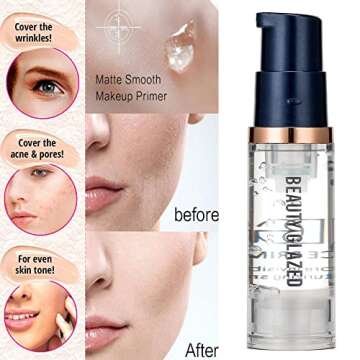 All in One Makeup Kit For Girls12 Colors Naked Eyeshadow Palette, Nude Foundation Face Primer, Makeup Brush, Makeup Sponge, Eyebrow Soap Kit Brows Gel, Winged Eyeliner Stamp Makeup Set (SetA)