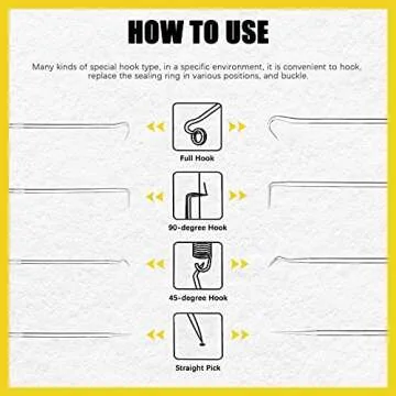 Mardatt Heavy Duty Hook Tool Set for Automotive Repairs