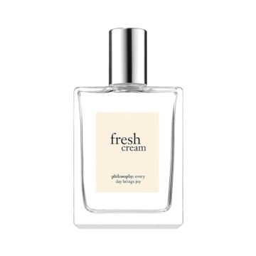 Philosophy Fresh Cream Eau de Toilette, Sweet Vanilla and Cream Scent, 4 Fl. Oz.