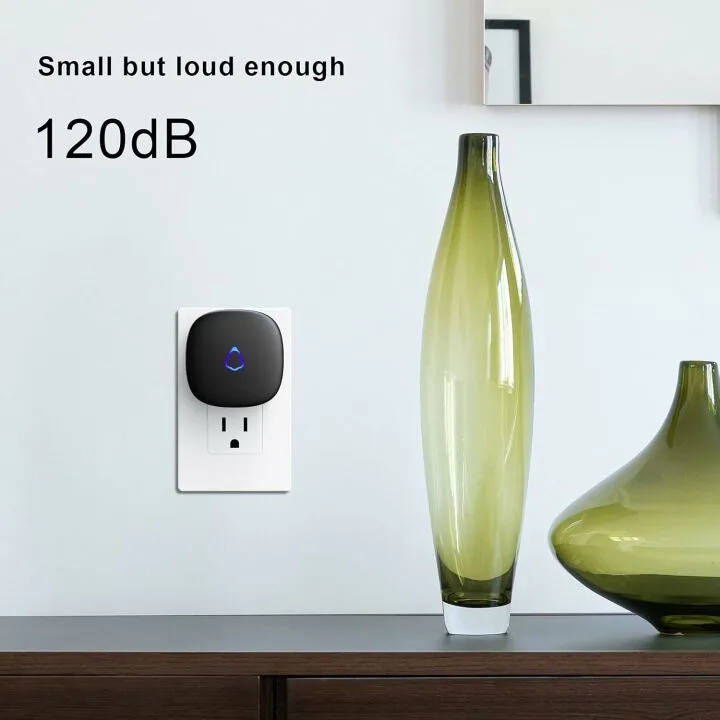 Wireless Doorbell with 58 Chimes & 1000Ft Range