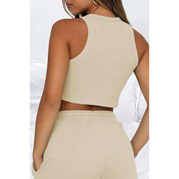 Stylish AUTOMET Womens 2 Piece Lounge Sets for Summer