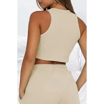 Stylish AUTOMET Womens 2 Piece Lounge Sets for Summer