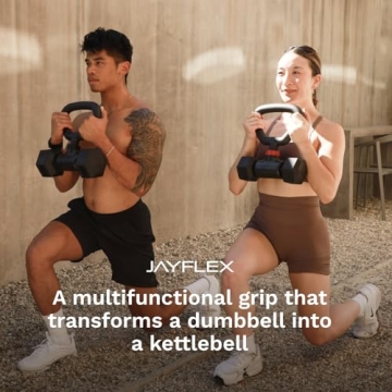Jayflex Hyperbell Rotating Kettlebell Grip for Dumbbells