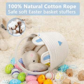 CubesLand Baby's First Easter Basket for Kids and Toddlers