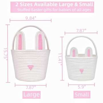 CubesLand Baby's First Easter Basket for Kids and Toddlers