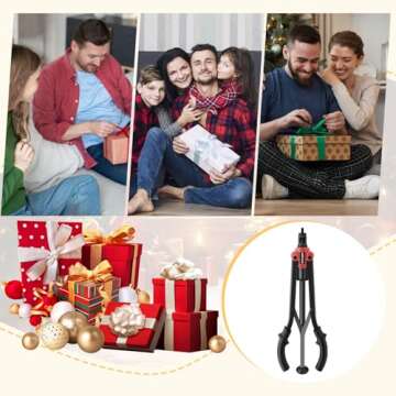 WETOLS 17" Rivet Nut Tool, Hand Rivet Tool Kit with 11 Metric & SAE Mandrels M3 M4 M5 M6 M8 M10 M12, 10-24, 1/4-20, 5/16-18, 3/8-16, 110pcs Rivnuts, Sturdy Case Packed, Auto Release Nut Design, WE-896