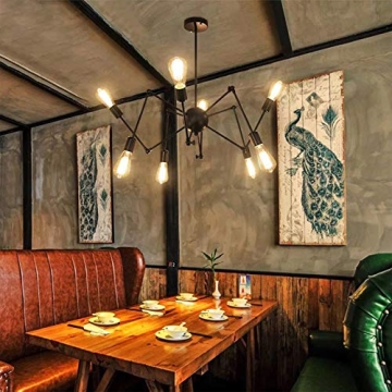 Ascher Vintage LED Edison Bulbs with 95+ CRI and 2700K Glow