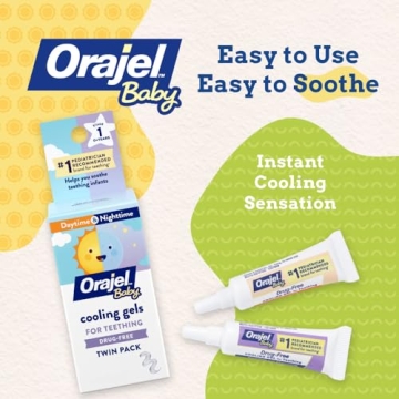Orajel Baby Cooling Gels for Effective Teething Relief