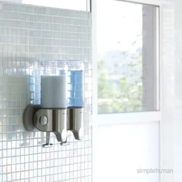 simplehuman Stainless Steel Shower Pump & Dispensers