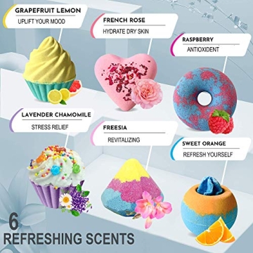 Premium Bath Bombs Gift Set for Relaxation and Fun