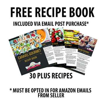 Caravel Gourmet Himalayan Salt Block - Cooking Slab for Cooking, Grilling, Serving and Seasoning - Food Grade Salt Brick for Meat, Veggies & Fish - Hand-crafted Kitchen Essentials - (8"x8"x1.5")