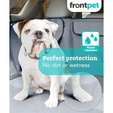 FrontPet Cargo Liner for Dogs - Premium Car Cover Mat
