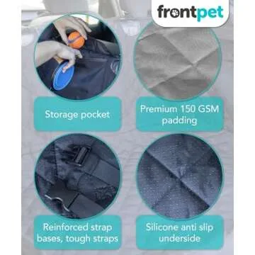 FrontPet Cargo Liner for Dogs - Premium Car Cover Mat