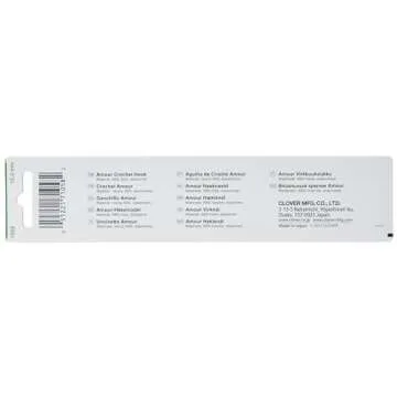 Clover Needlecraft 6550 Amour Crochet Hook 12mm for Easy Grip and Comfort!