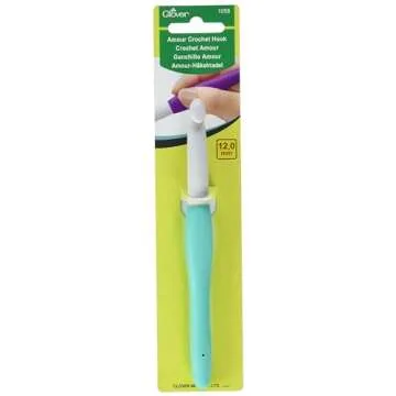 Clover Amour Crochet Hook 12mm for Comfortable Crocheting