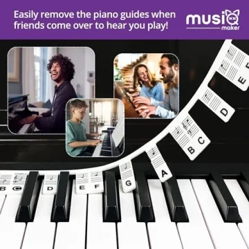 Piano Keyboard Note Labels - Learn Piano Faster