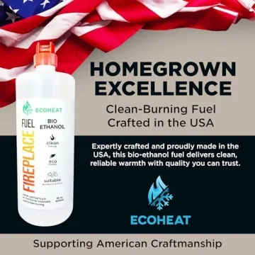 Ecoheat Bio-Ethanol Fireplace Fuel for Clean Indoor Fires
