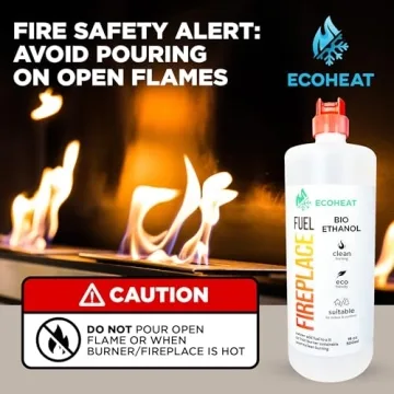 Ecoheat Bio-Ethanol Fireplace Fuel for Clean Indoor Fires