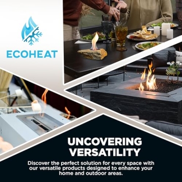 Ecoheat Bio-Ethanol Fireplace Fuel for Clean Indoor Fires