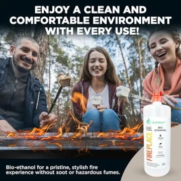 Ecoheat Bio-Ethanol Fireplace Fuel for Clean Indoor Fires