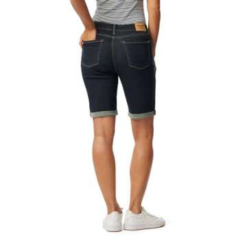 Levi Strauss Signature Women's Bermuda Shorts in Stormy Sky