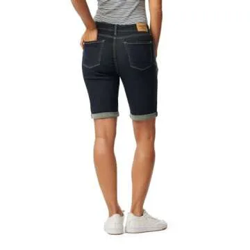 Levi Strauss Signature Women's Bermuda Shorts in Stormy Sky