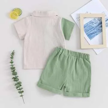 Kupretty Toddler Baby Boy Summer Clothes Set for Boys