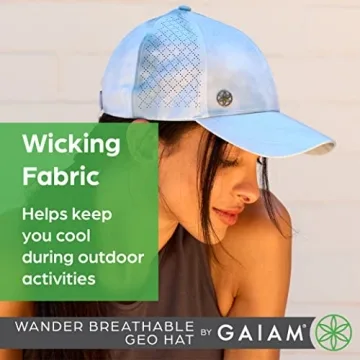 Gaiam Wander Tie-Dye Geo Women's Baseball Hat