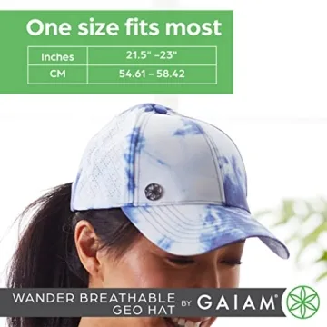 Gaiam Wander Tie-Dye Geo Women's Baseball Hat
